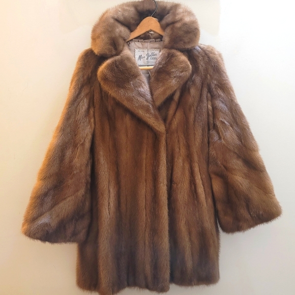 Vintage genuine mink coat - Picture 1 of 12